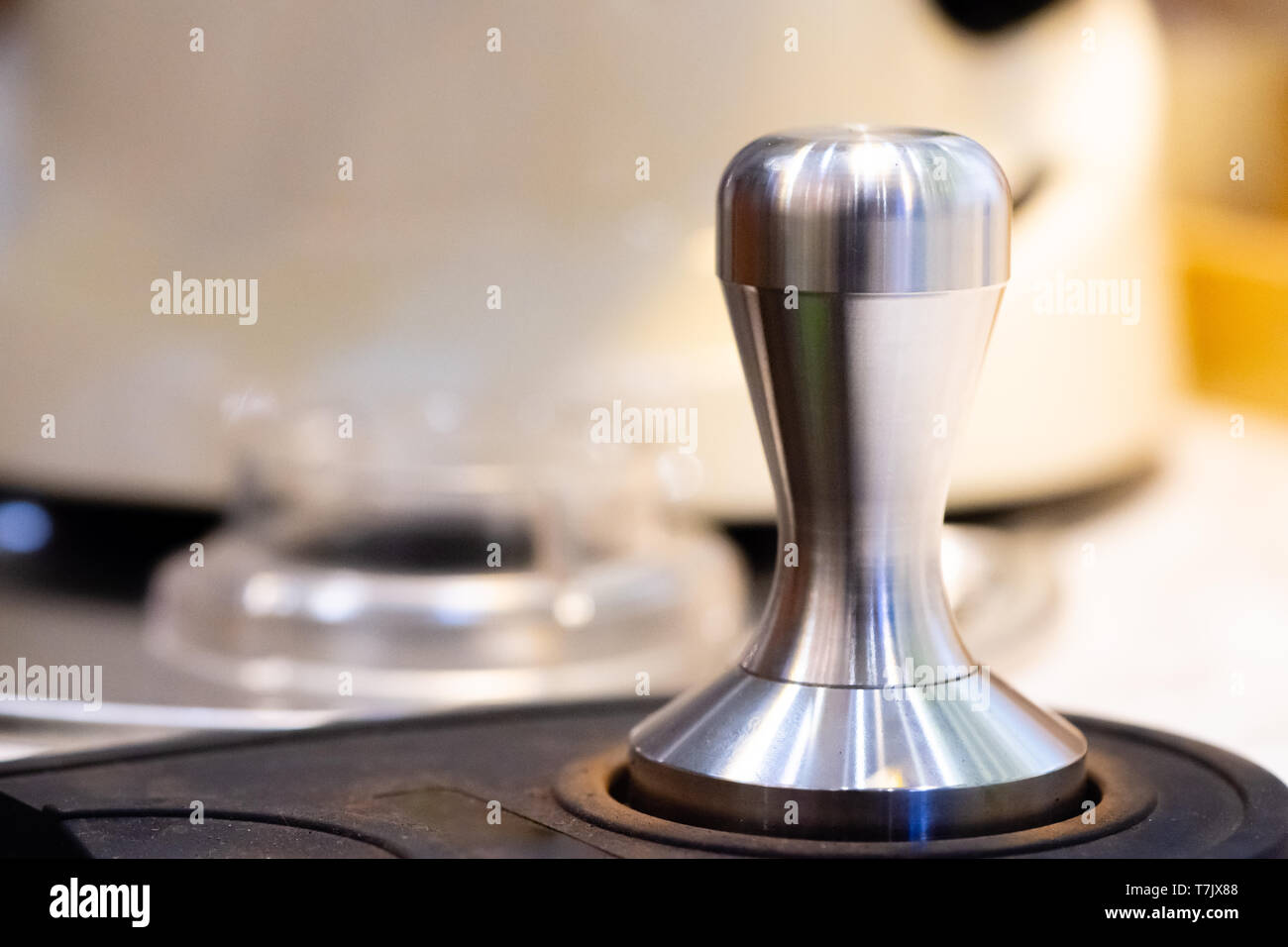 stainless steel tamper.barista equipment.heavy tamper for professional