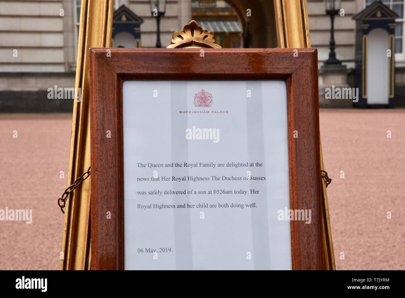 Meghan Duchess of Sussex gave birth to a baby boy on 06/05/2019. A