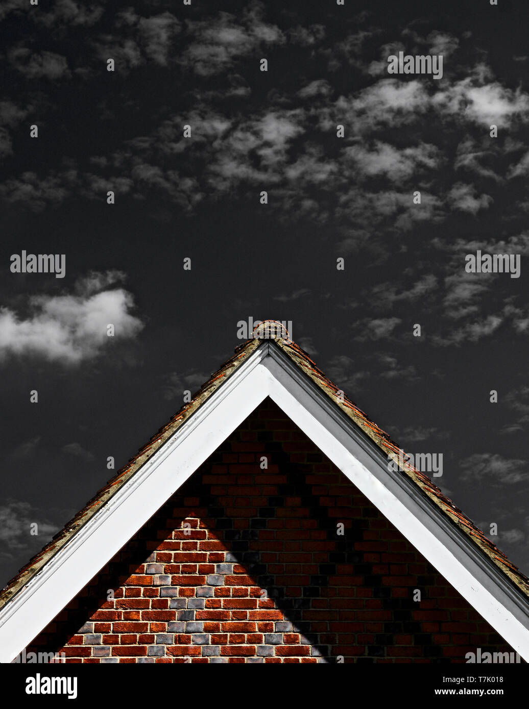 Sloping roof Stock Photo