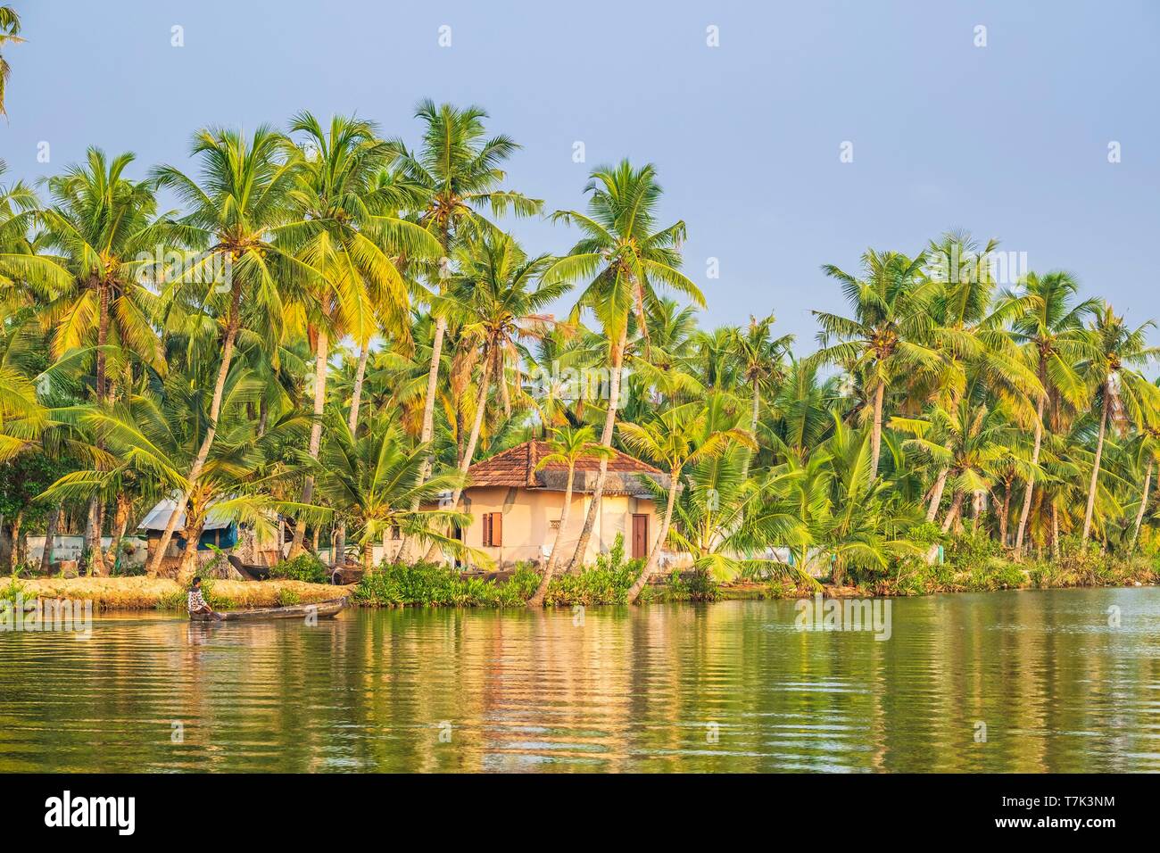 India, state of Kerala, Kollam district, Munroe island or Munroturuttu
