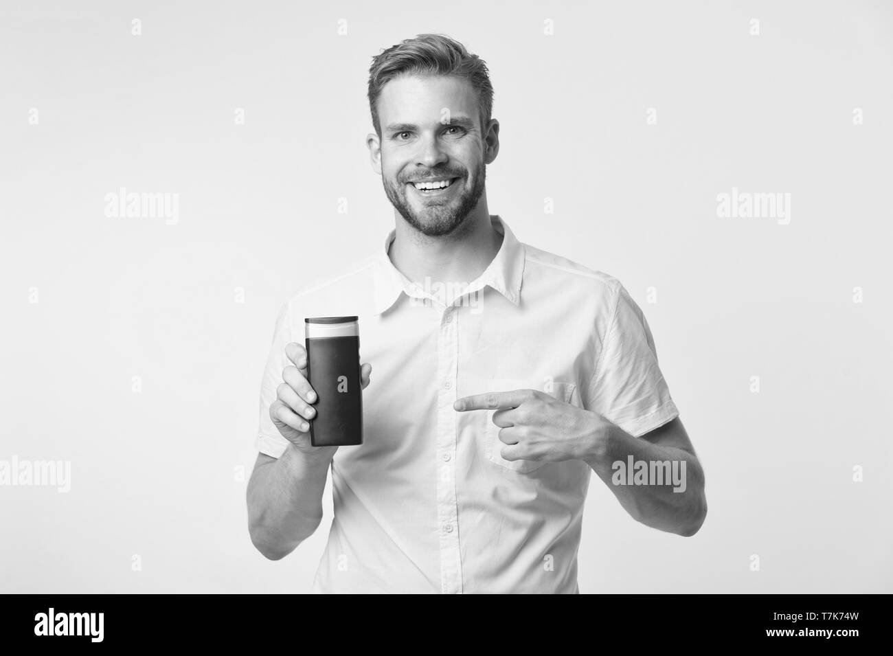 Dandruff Shampoo Black And White Stock Photos Images Alamy