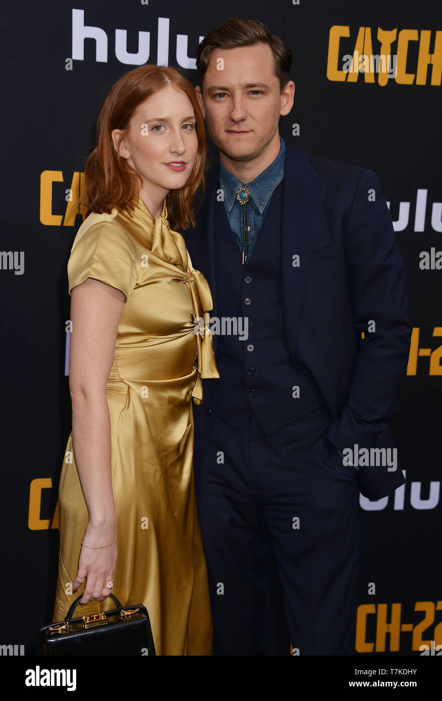 Los Angeles, USA. 07th May, 2019. Lewis Pullman and wife arrives at the