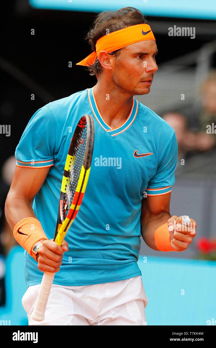 Mutua Madrid Open 2019. Felix Auger-Alissime (CAN) rank #30 ATP vs Rafael  Nadal (ESP) rank #2 ATP. (Photo: Jose Cuesta/261/Cordon Press). Cordon  Press Stock Photo - Alamy
