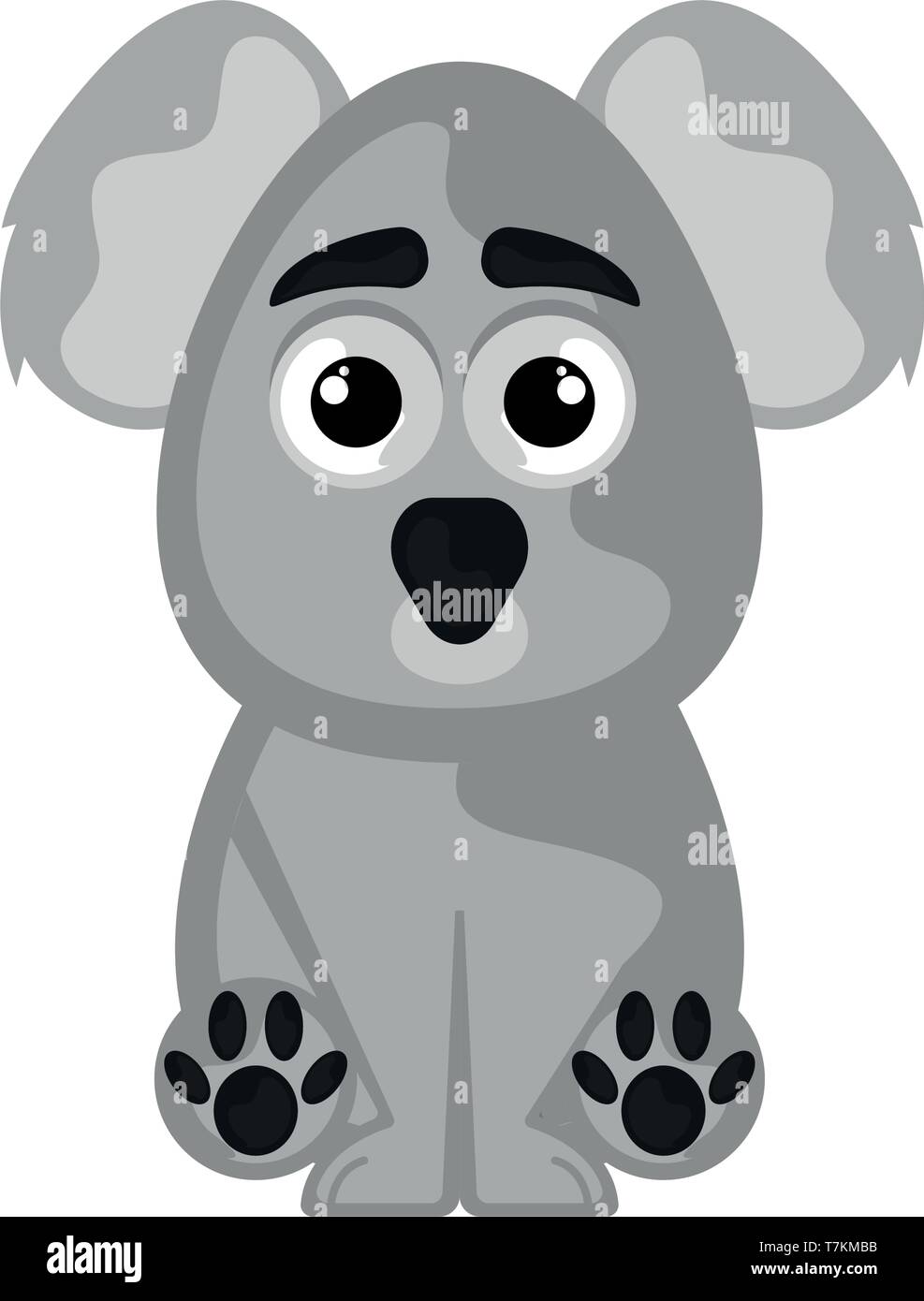 Isolated cute koala on white background Stock Vector Image & Art - Alamy