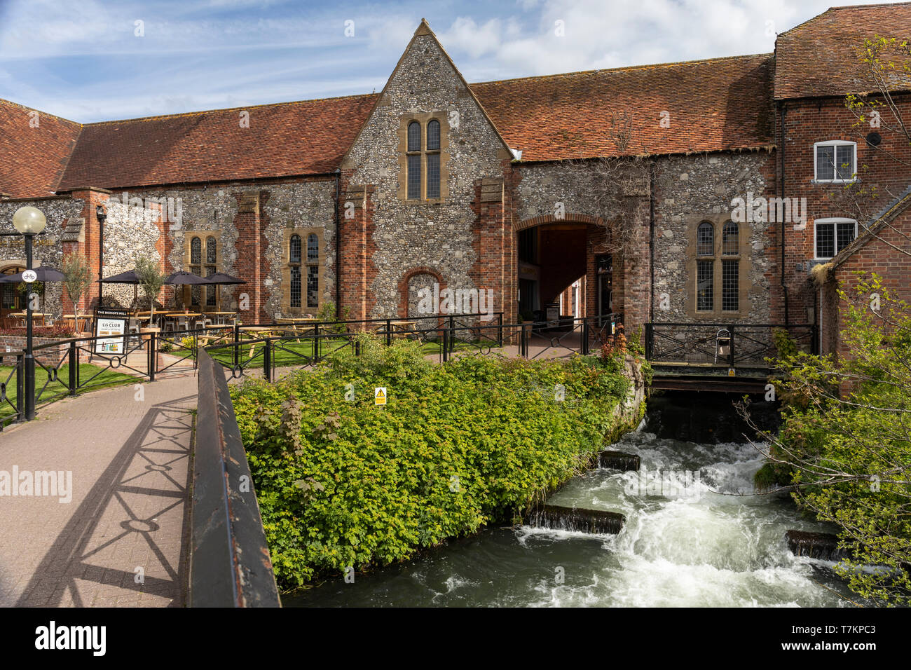 The Bishops Mill, The Maltings, Salisbury, Wiltshire, England, UK Stock Photo