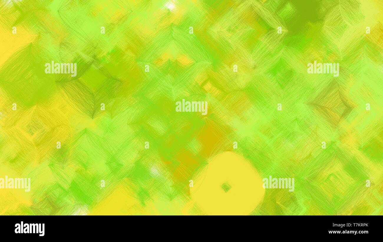 art background with yellow green, pastel orange and green yellow colors