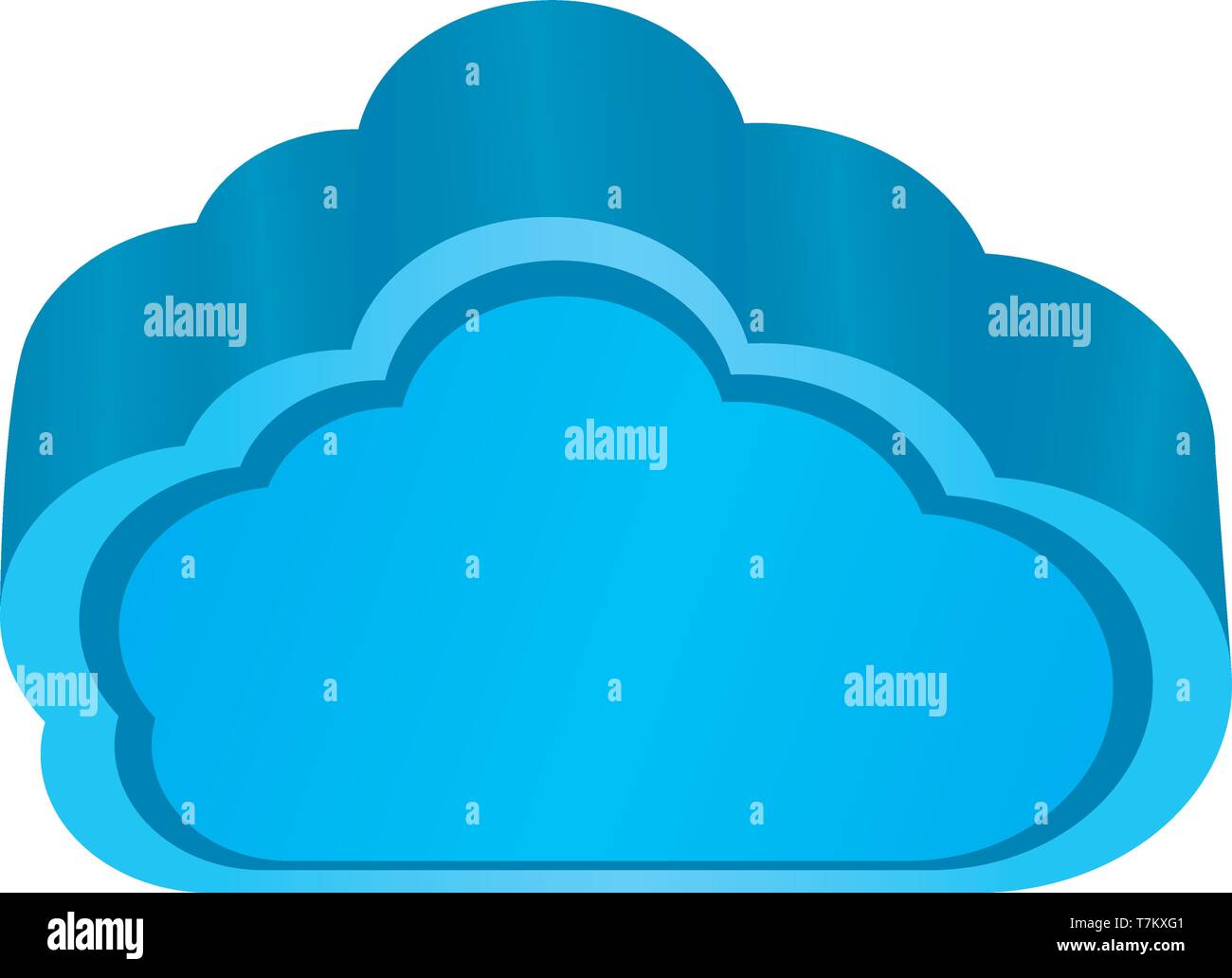 3d illustration image concept cloud Stock Vector Images - Alamy