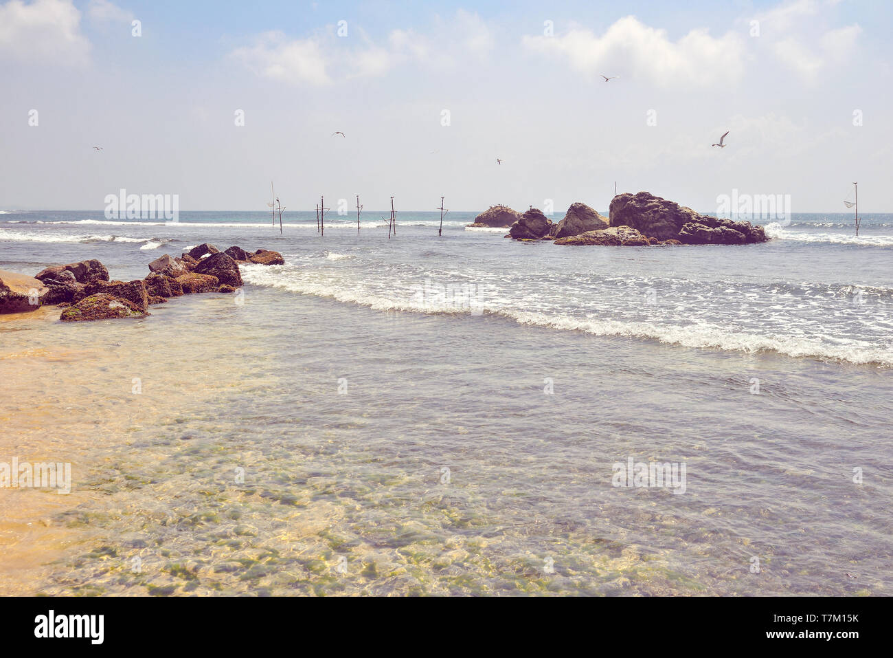 views of the Indian Ocean  Stock Photo