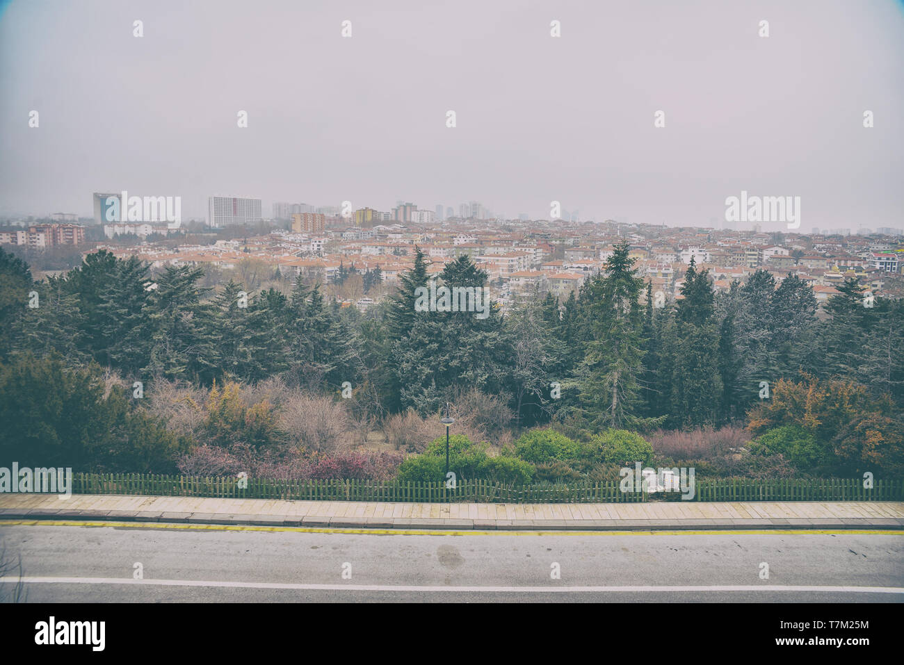 Top view of Ankara Stock Photo