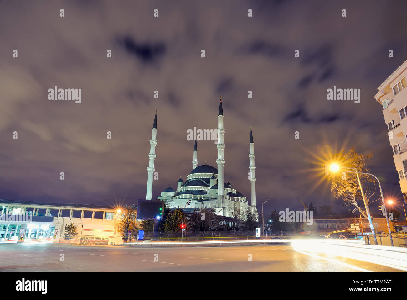 The Kocatepe Mosque in Ankara Stock Photo