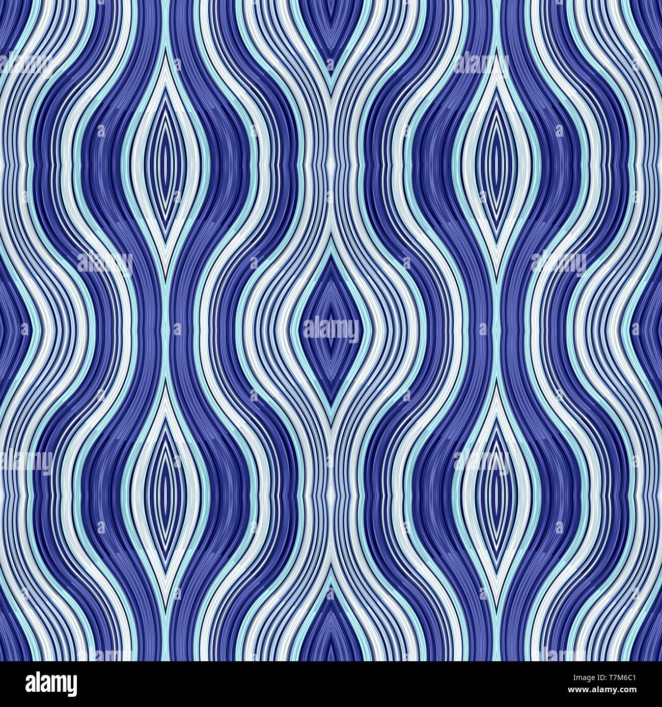 abstract seamless midnight blue, pastel blue and lavender color wave