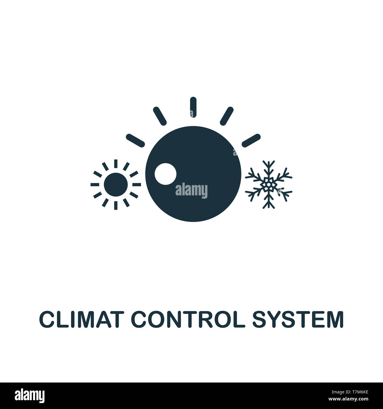 Climat Control System icon. Premium style design from urbanism collection. UX and UI. Pixel perfect climat control system icon for web design, apps, s Stock Photo