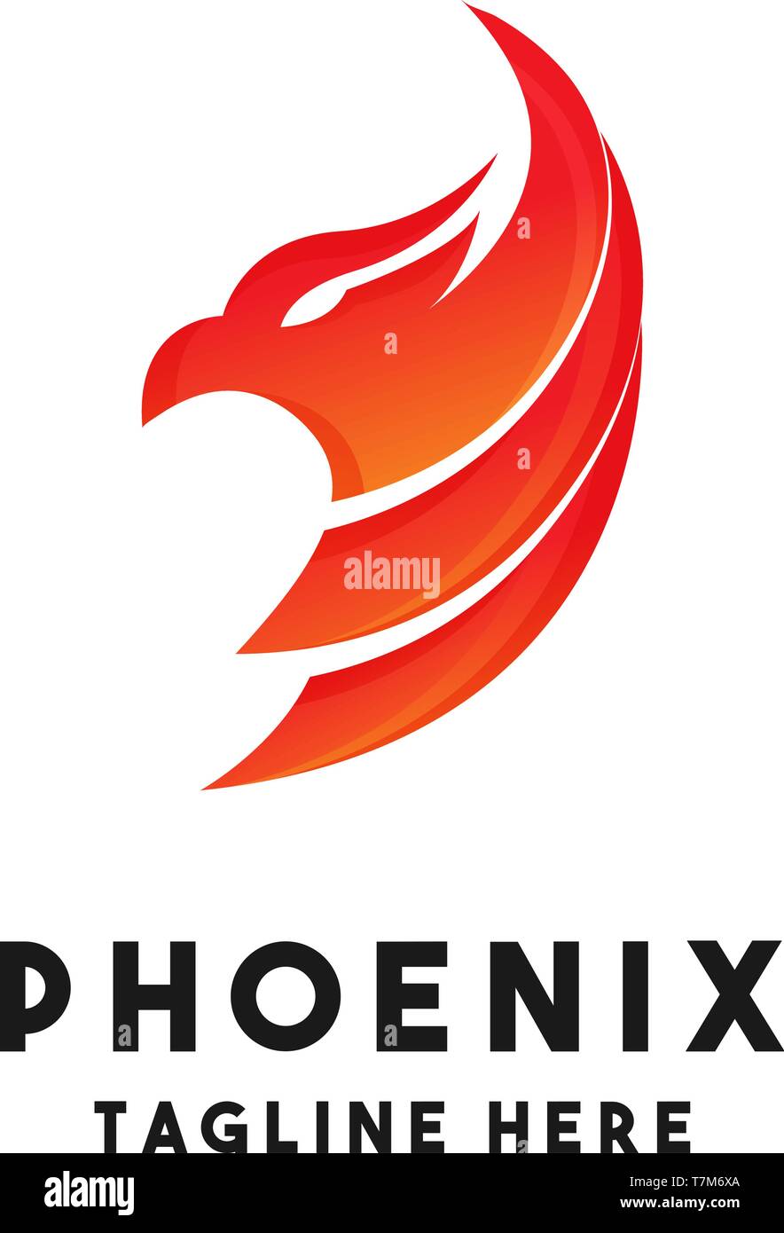 Phoenix Logo Design Inspiration, Vector Illustration Stock Vector Image ...