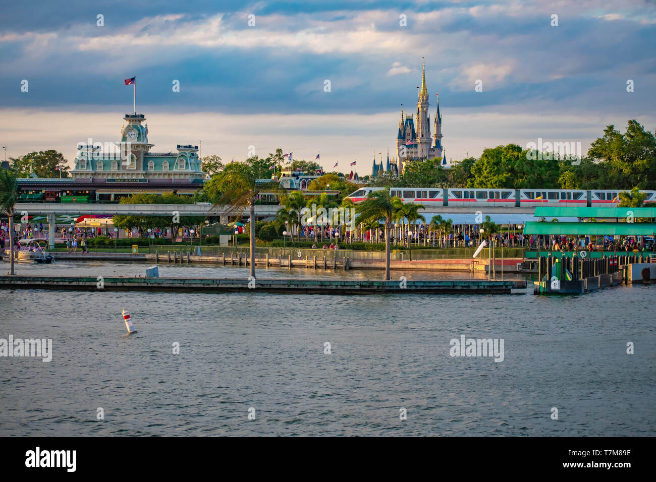 Disney Train Magic Kingdom, Walt Disney World Resort, Florida Stock Photo -  Alamy