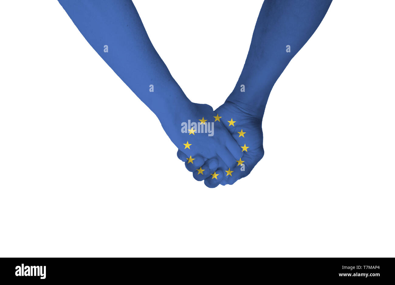 The European union working together Stock Photo