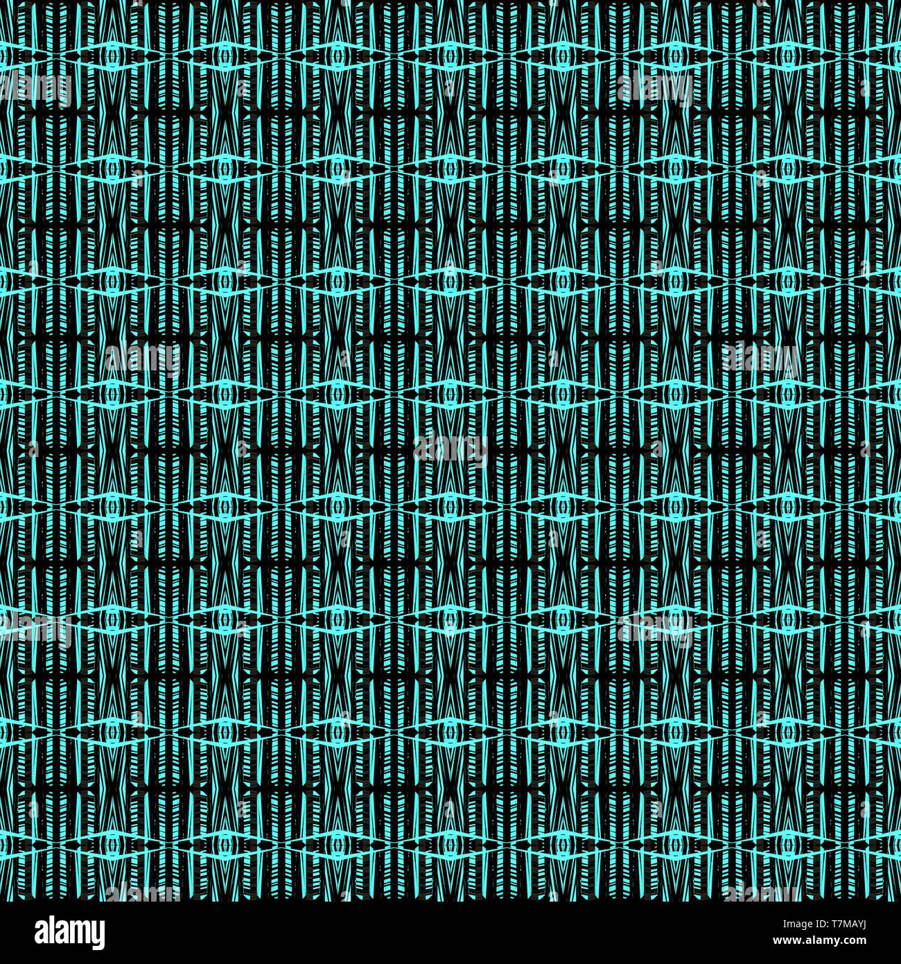 black, turquoise and dark slate gray colors. dark seamless pattern for ...