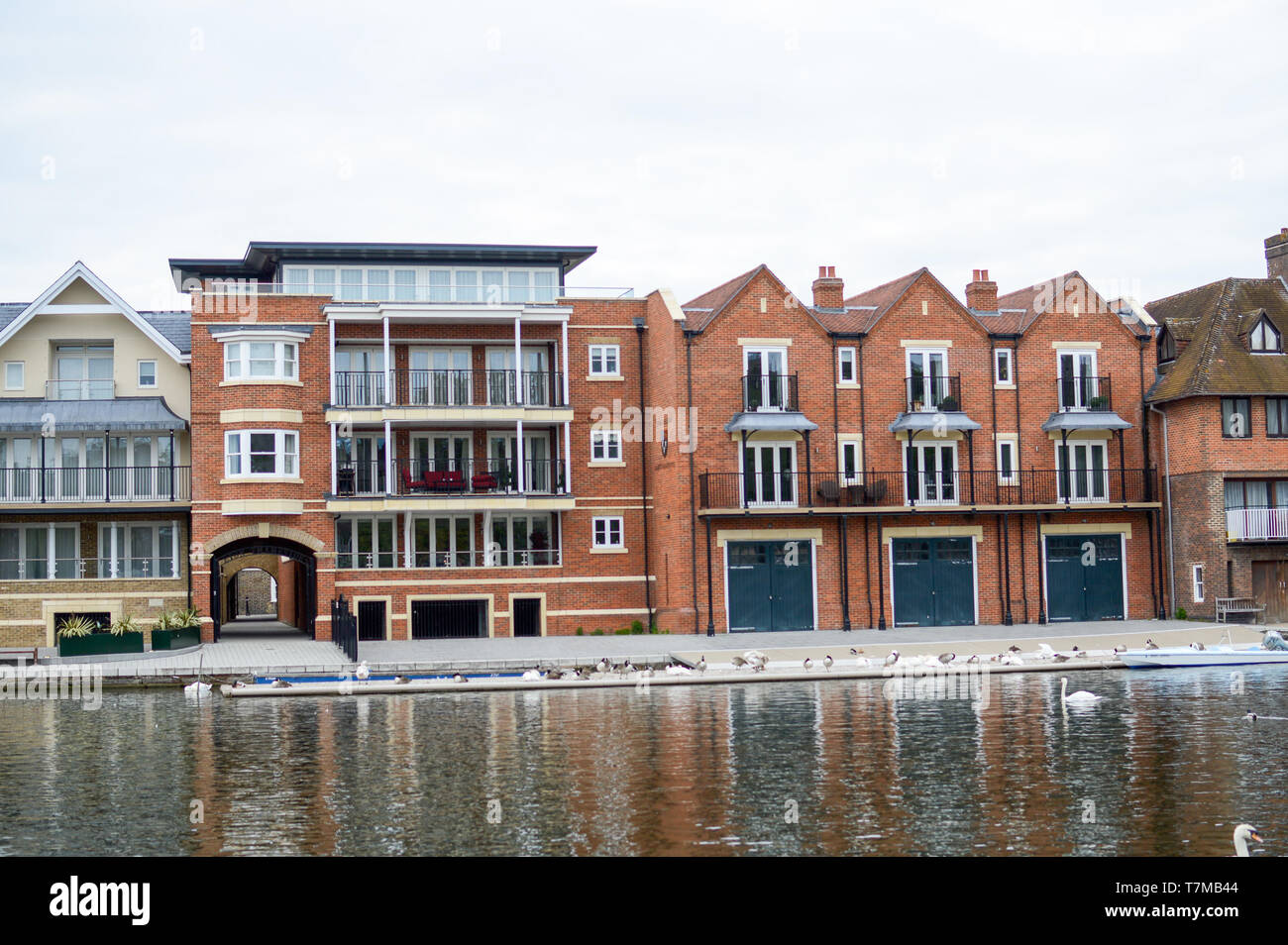 Windsor riverside apartments Stock Photo Alamy