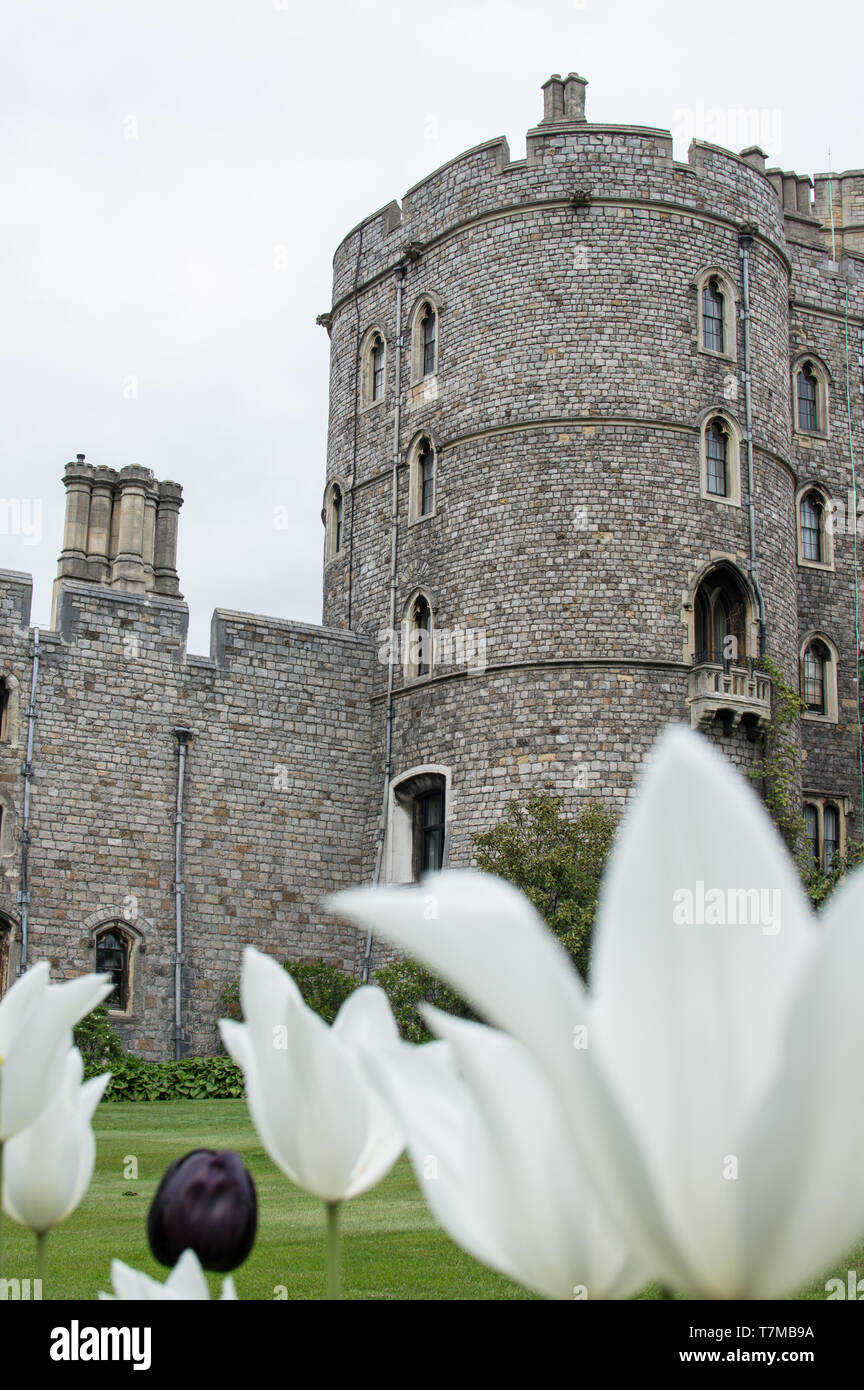 Windsor Castle - Windsor, Berkshire, England Stock Photo