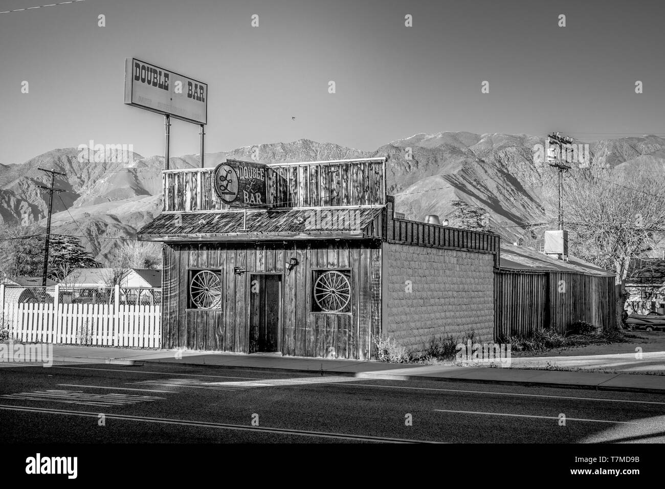Drug store in the historic village of Lone Pine - LONE PINE CA, UNITED STATES OF AMERICA - MARCH 29, 2019 Stock Photo