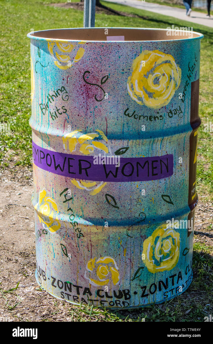 Custom Event Garbage Can Garbage Can Decorating Competition, annual event in Stratford, Ontario ...