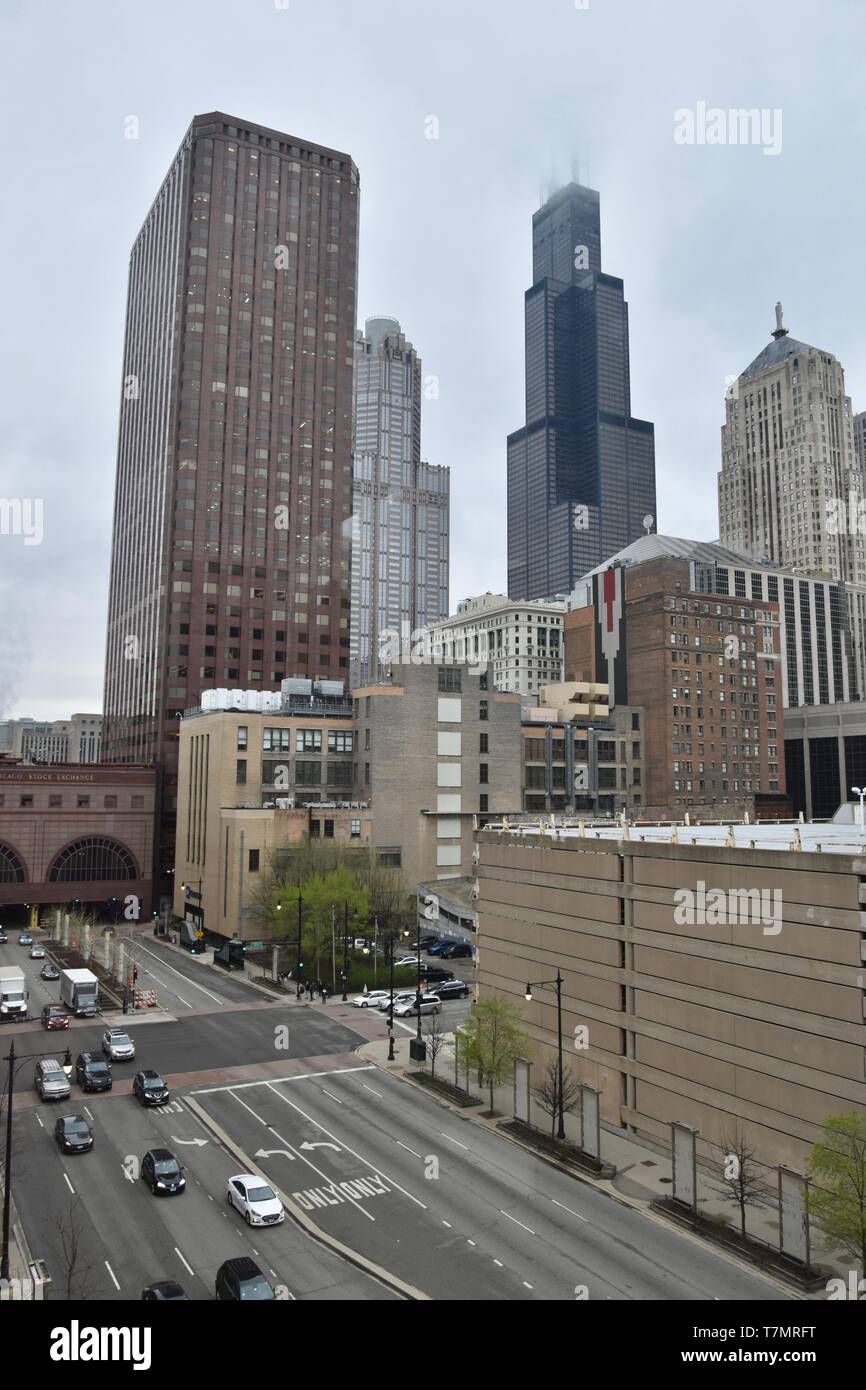 Chicago's iconic Willis Tower, Illinois, USA Stock Photo Alamy