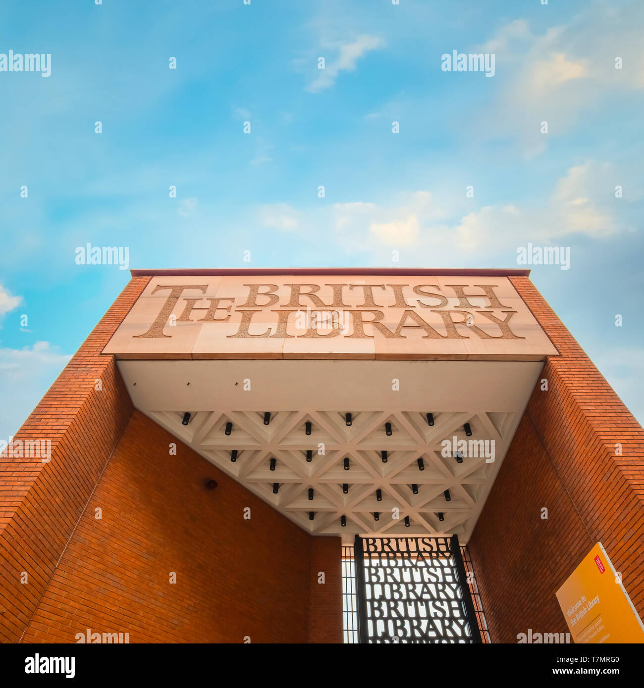 London, UK May 12 2018 The British Library is the UK's national