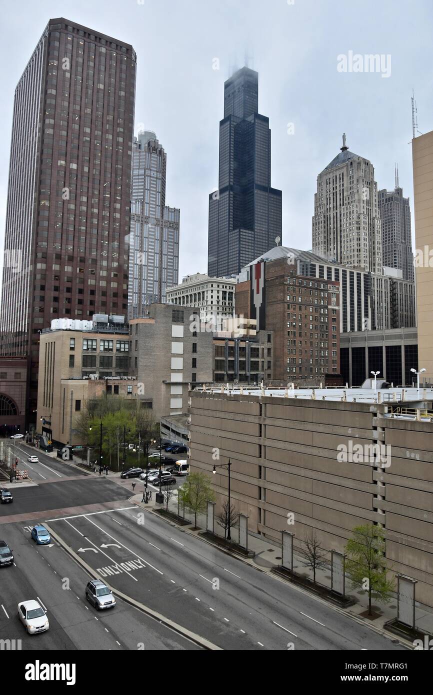 Chicago's iconic Willis Tower, Illinois, USA Stock Photo Alamy
