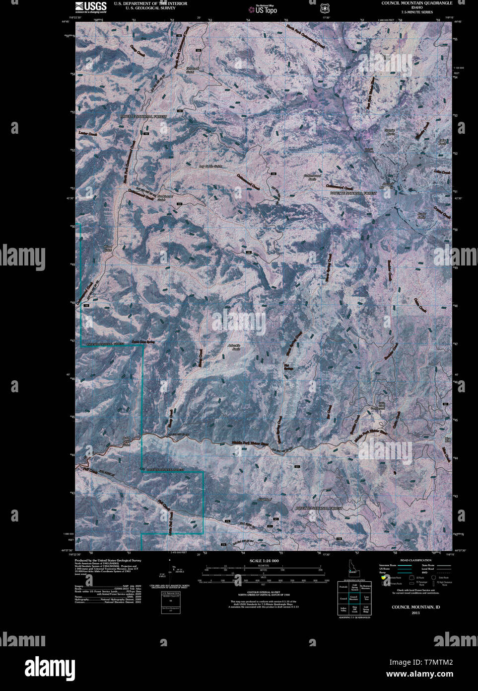 Map of council idaho hires stock photography and images Alamy