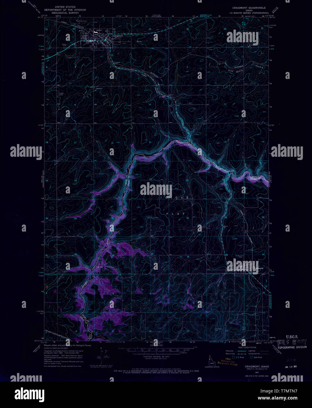 Map of craigmont idaho hires stock photography and images Alamy