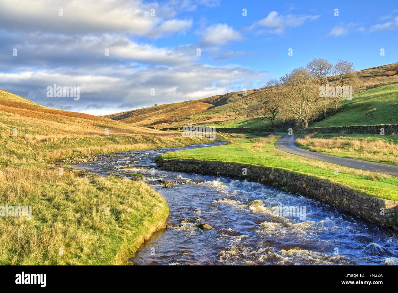 Barbon Beck, a stream near Kirkby Lonsdale. Stock Photo