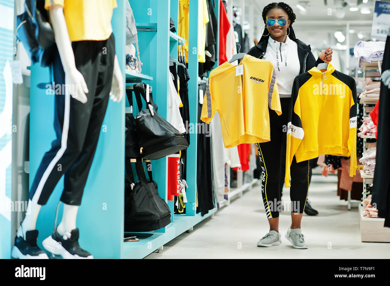 shopping for sportswear