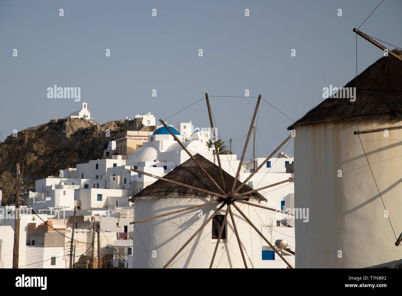 Greece, Cyclades islands, Serifos, Old Town (Chora) Stock Photo