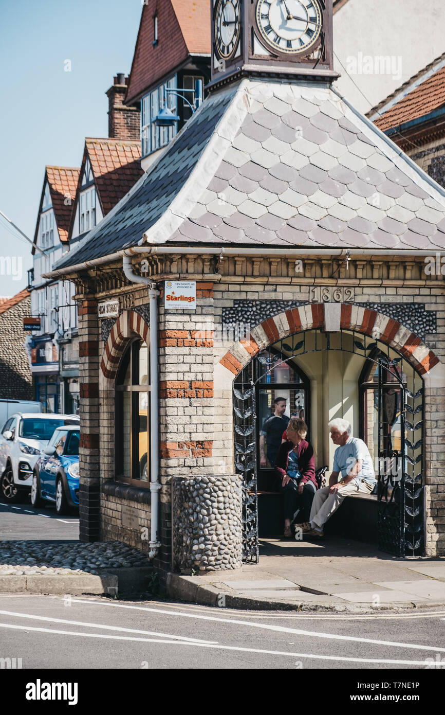 Sheringham high street high street hires stock photography and images