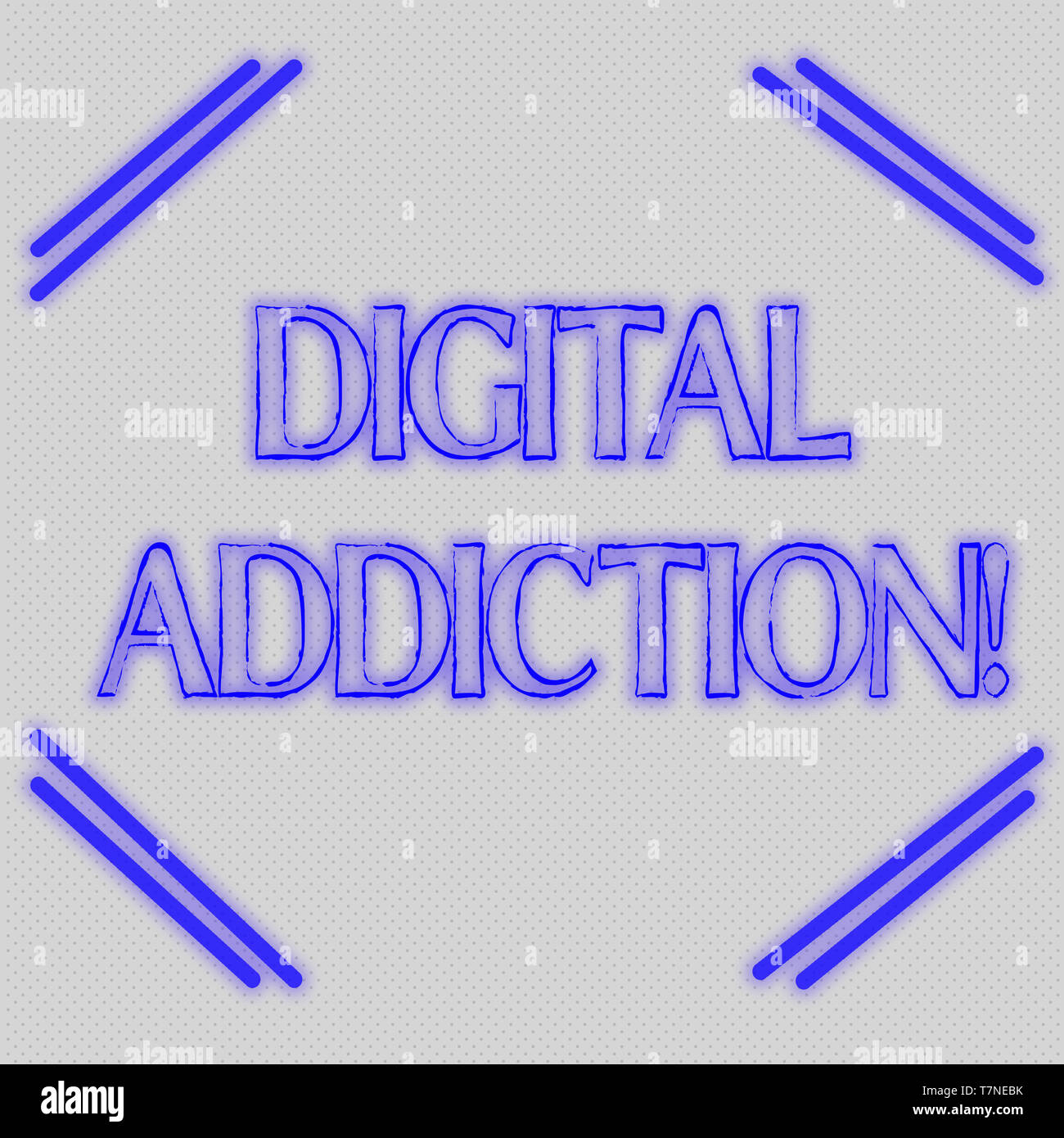 Addict Text Word writing text Digital Addiction. Business photo showcasing disorder ...