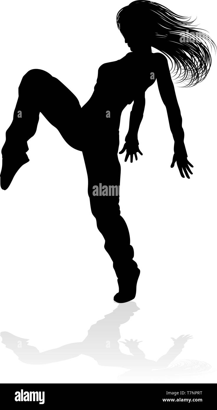 Street Dance Dancer Silhouette Stock Vector Image & Art Alamy
