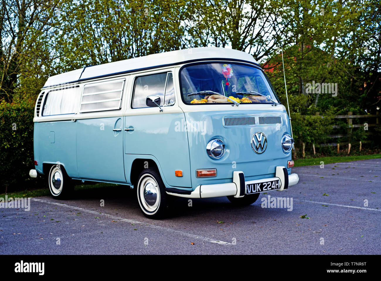 1970 Volkswagen Camper Van Stock Photo 