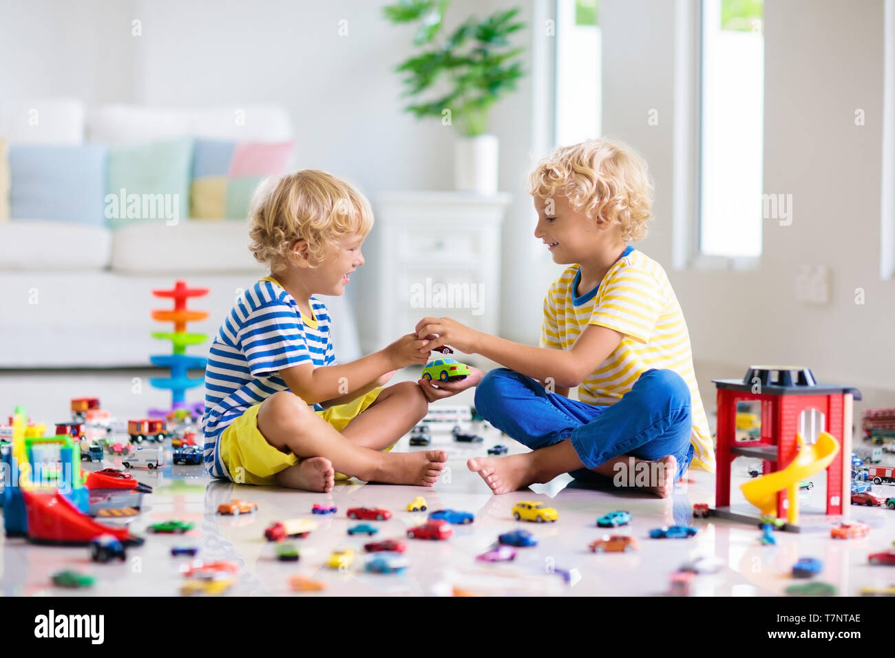 kids playing cars