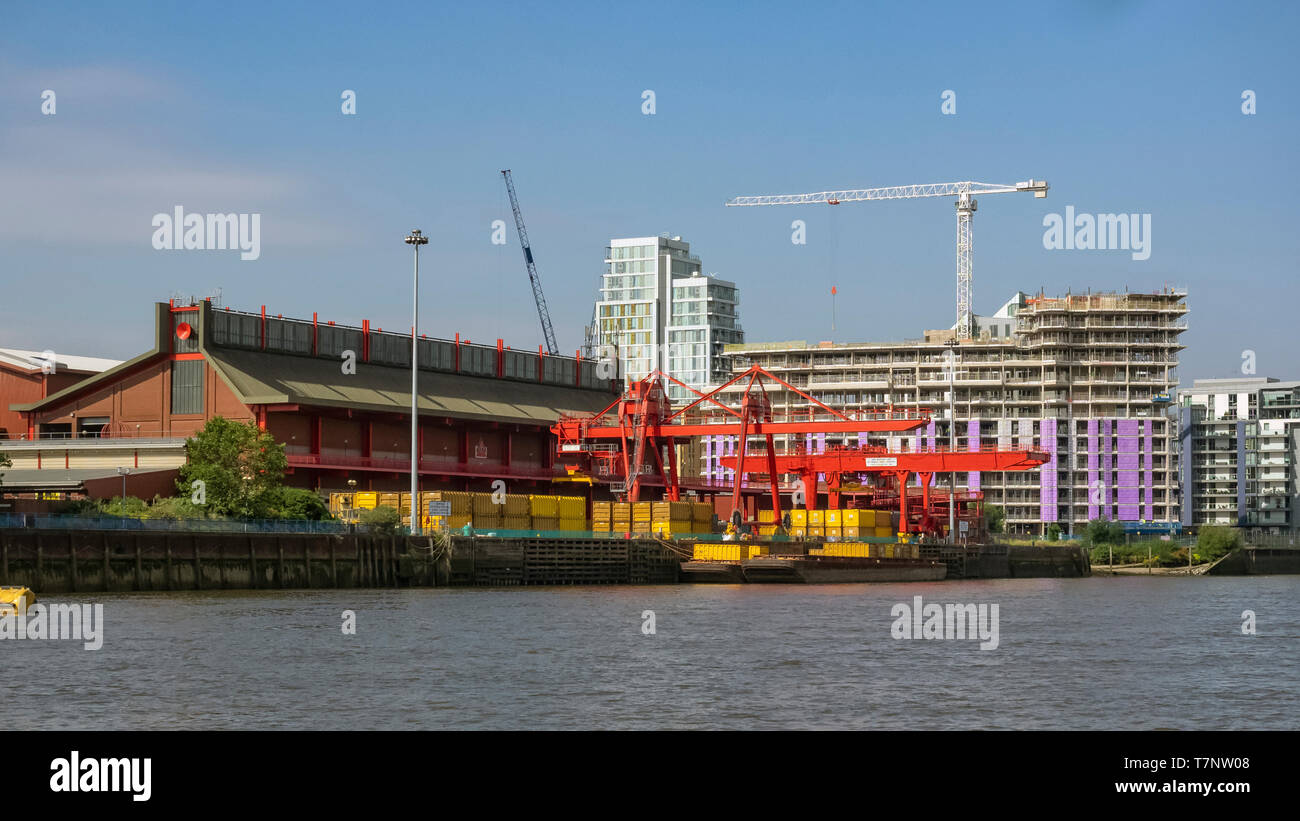LONDON, UK JULY 04, 2018 Western Riverside Waste Authority Recycling
