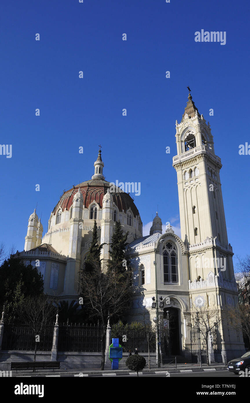 Church of San Manuel y San Benito, Iglesia de San Manuel y San Benito, Madrid, Spain Stock Photo