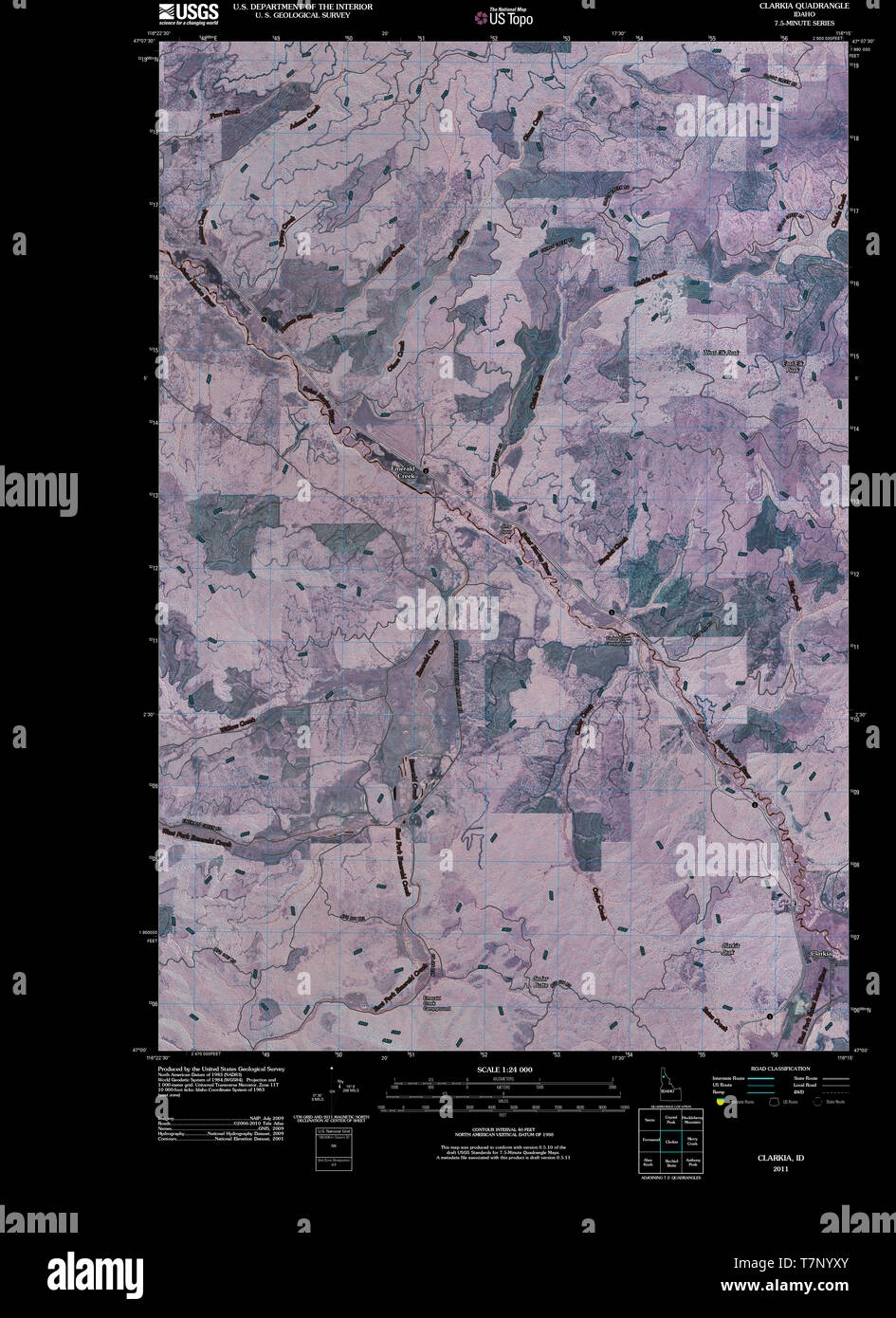 Clarkia map hires stock photography and images Alamy