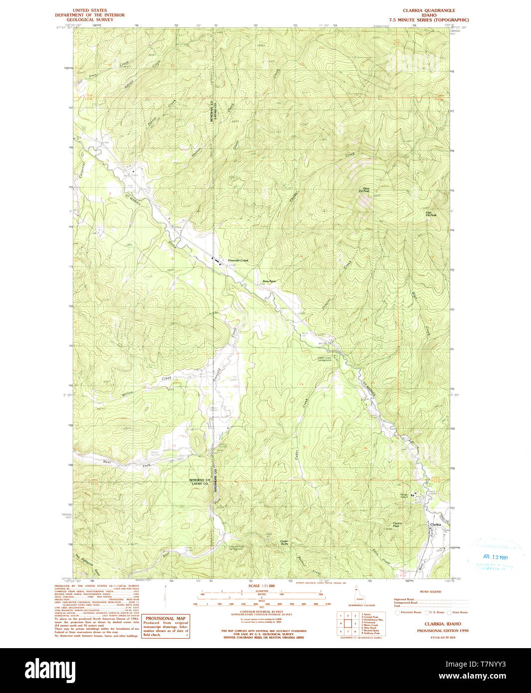 Clarkia map hires stock photography and images Alamy