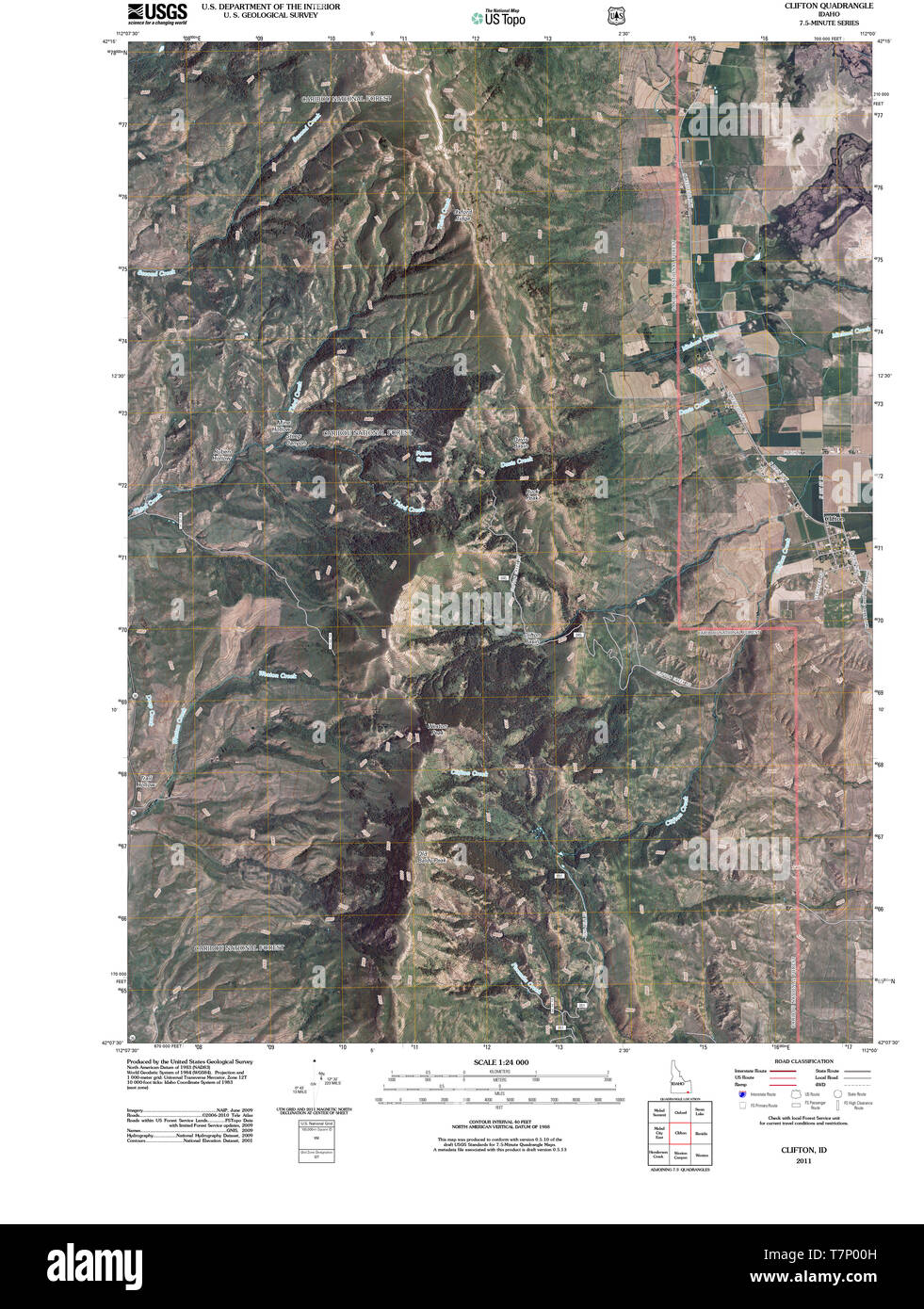 Map of clifton Cut Out Stock Images & Pictures Alamy