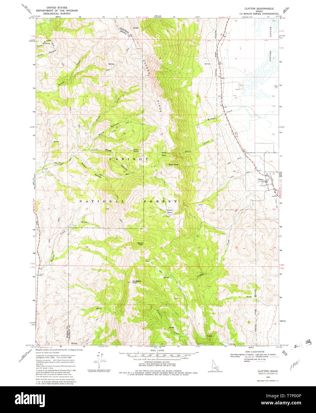 Map of clifton Cut Out Stock Images & Pictures Alamy