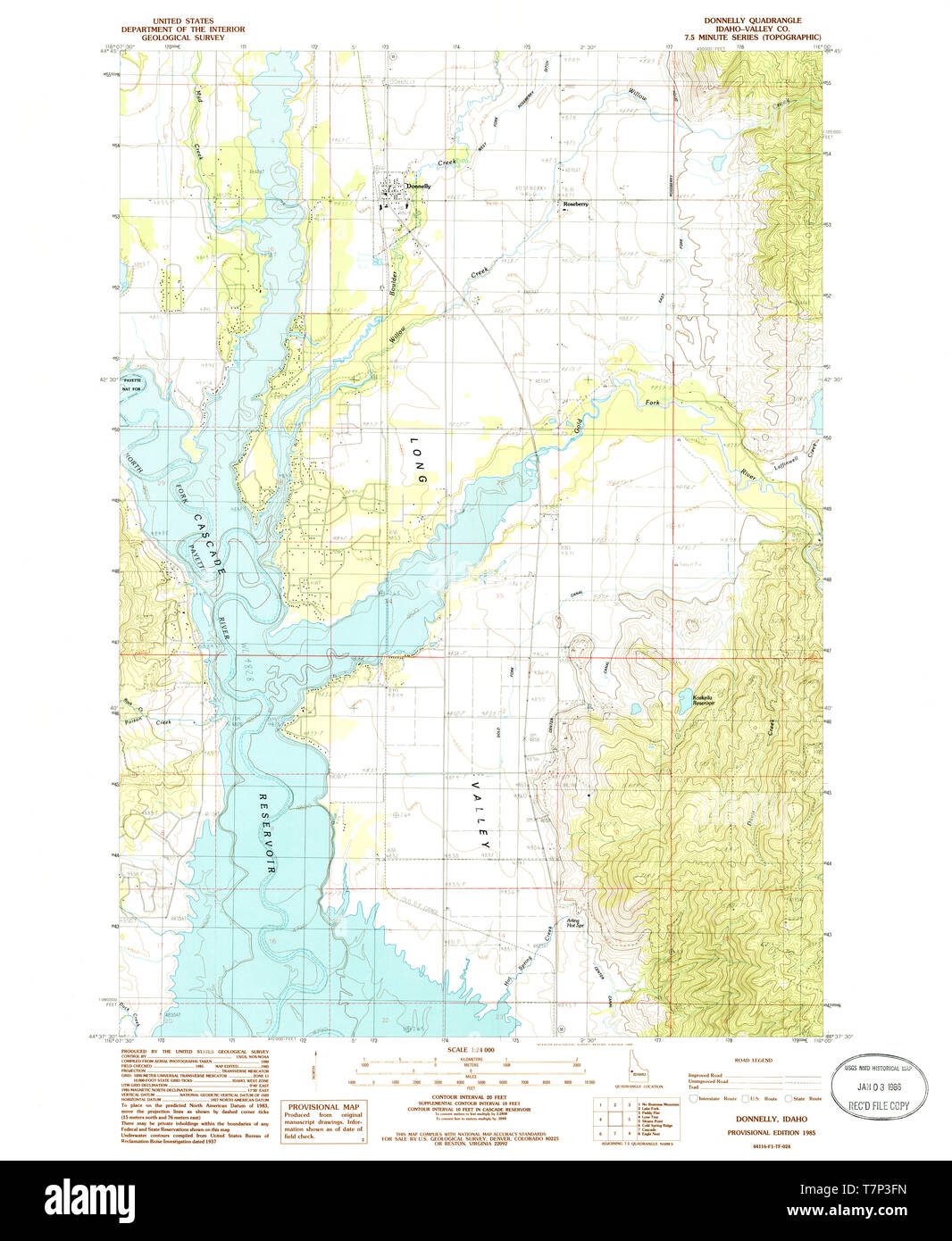 Map of donnelly hires stock photography and images Alamy