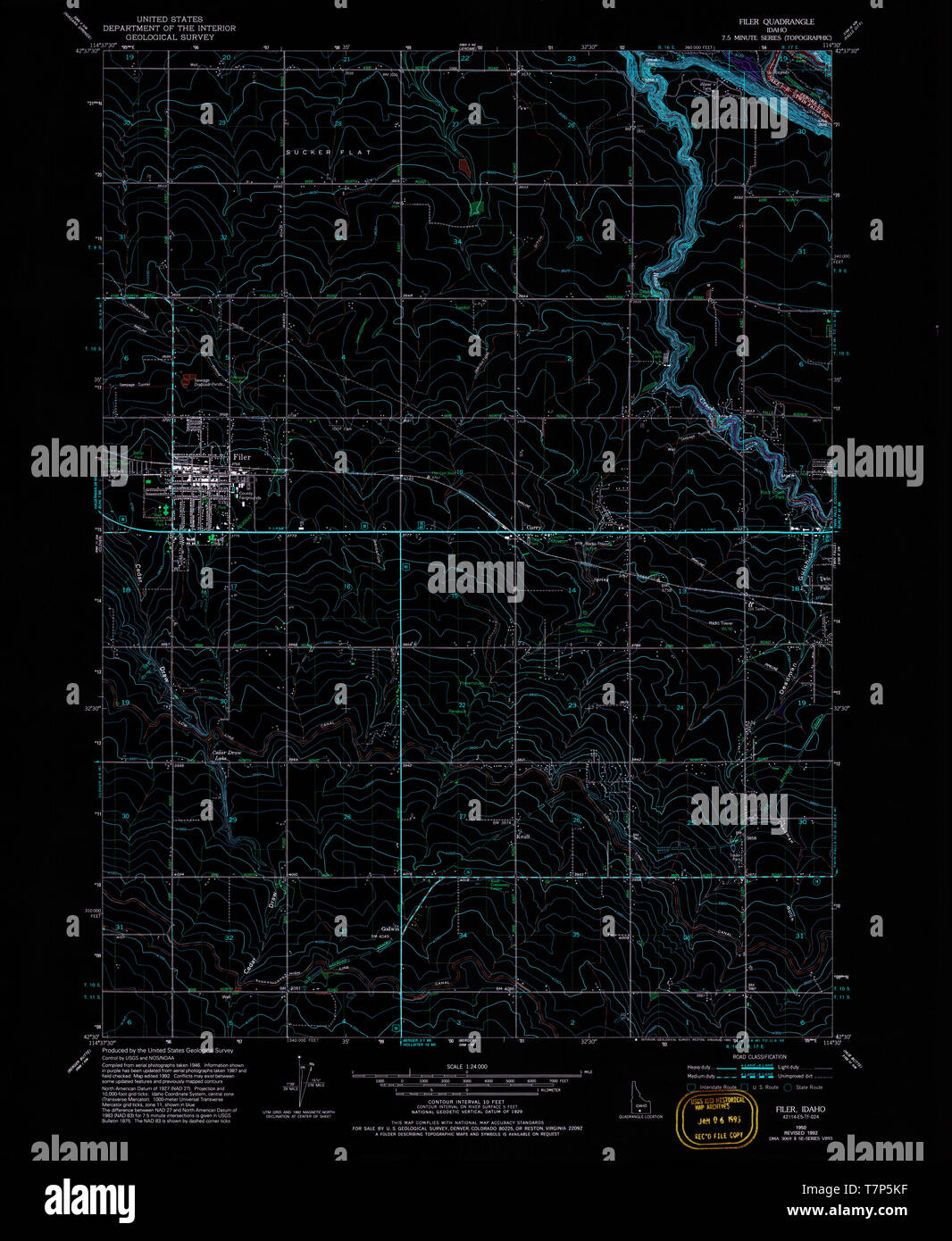 Filer map hires stock photography and images Alamy
