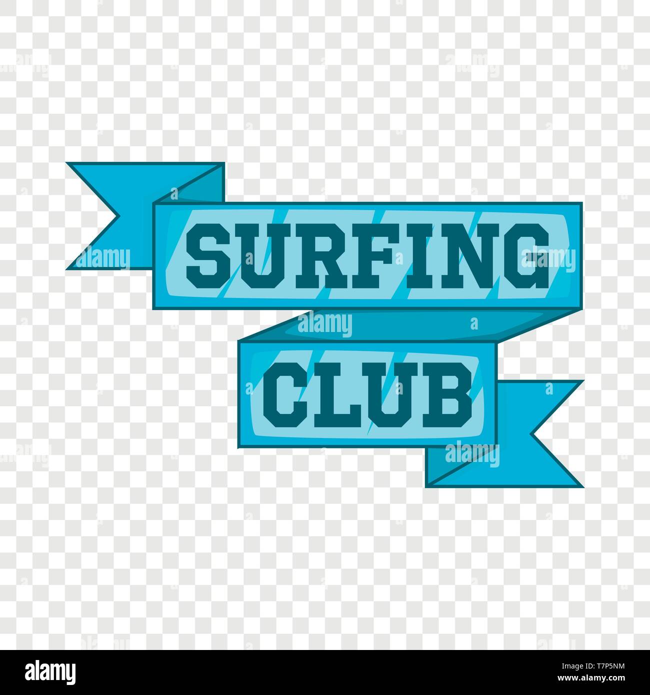 Surf club emblem icon, cartoon style Stock Vector Image & Art - Alamy