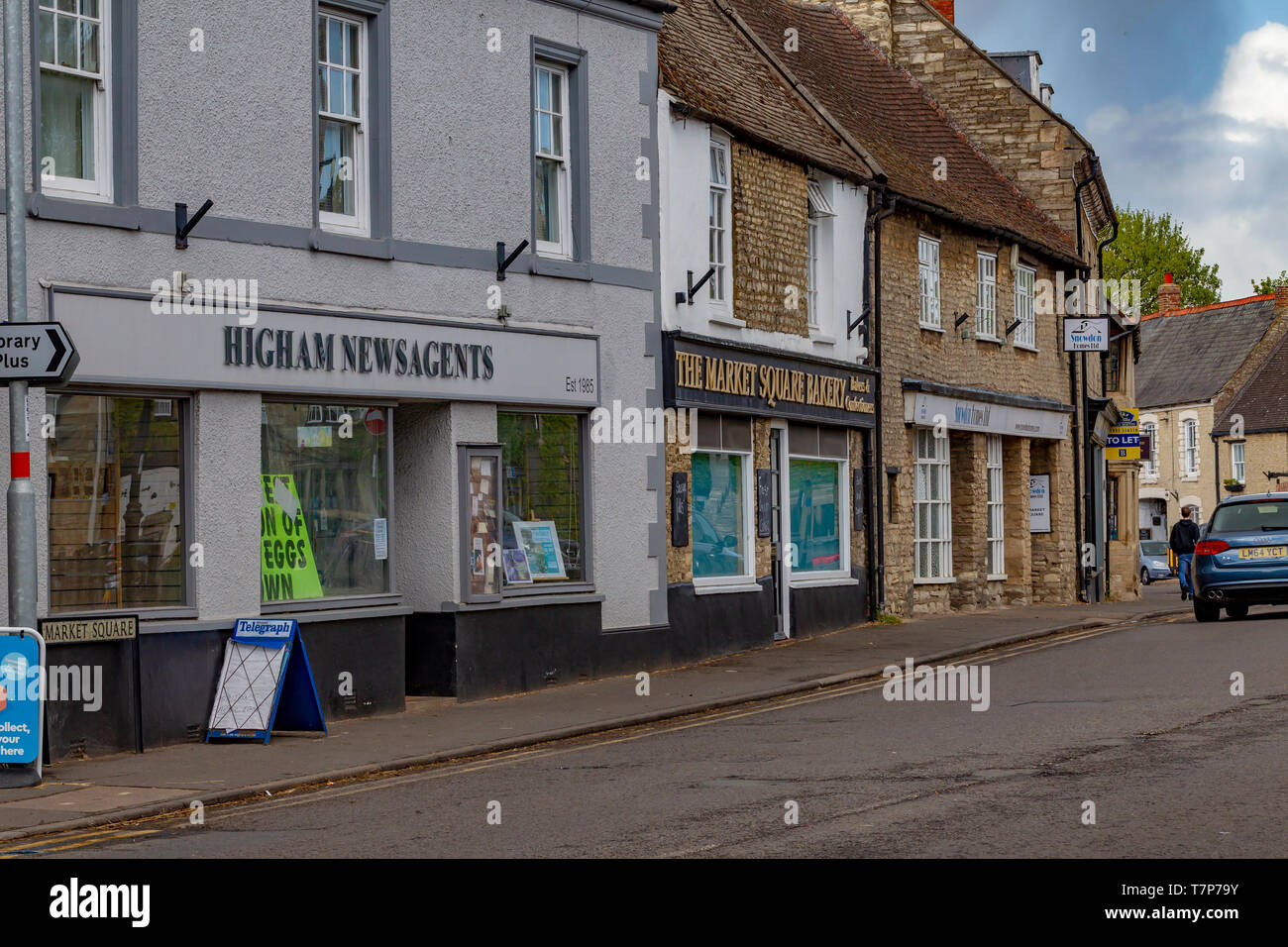 Higham Ferrers, a small market town in East Northamptonshire, UK Stock