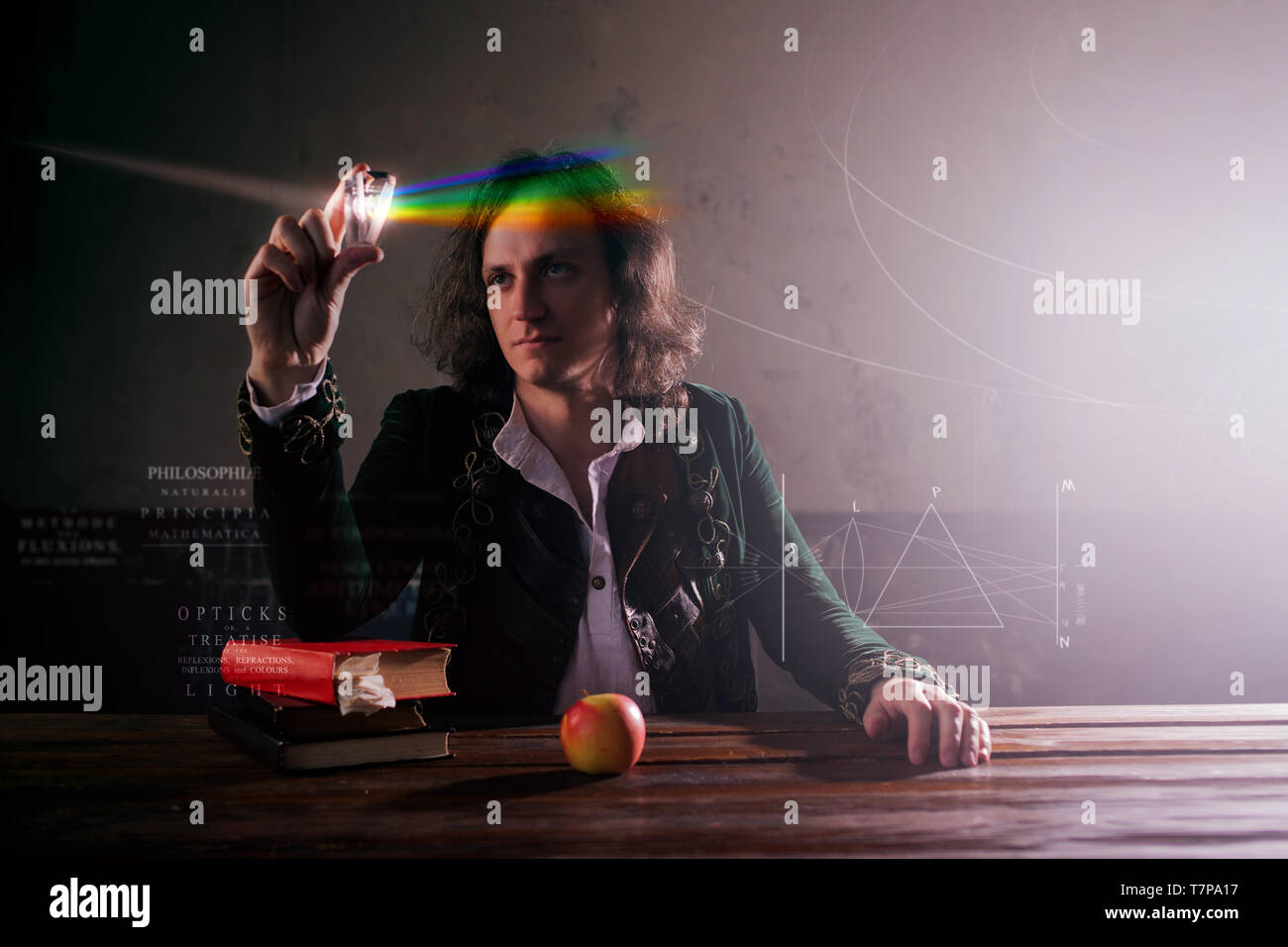 Isaac newton prism hires stock photography and images Alamy