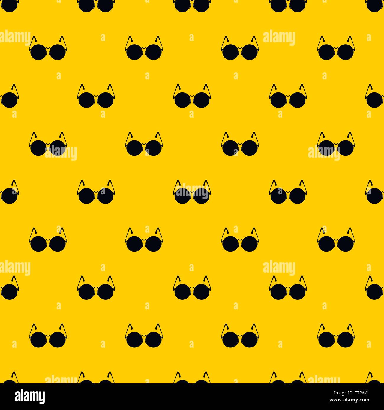 Glasses for blind pattern vector Stock Vector