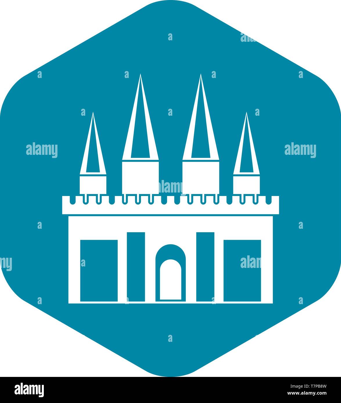 Kingdom palace icon, simple style Stock Vector Image & Art - Alamy